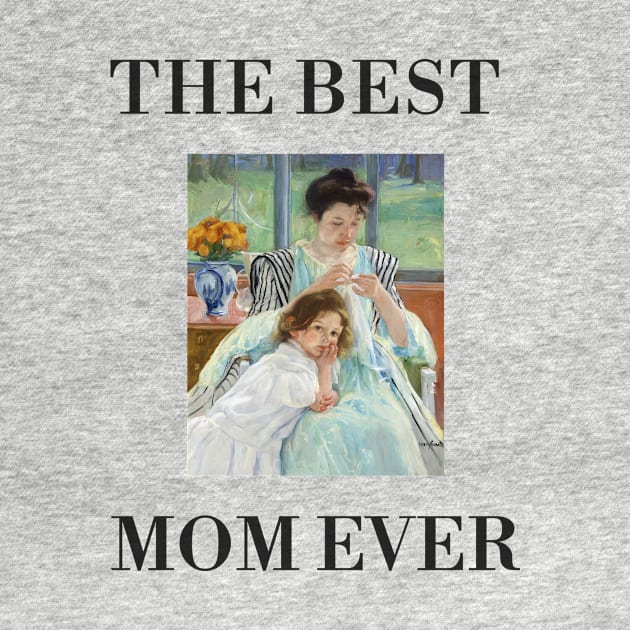 THE BEST KNITTING MOM EVER FINE ART VINTAGE STYLE CHILD AND MOTHER OLD TIMES. by the619hub